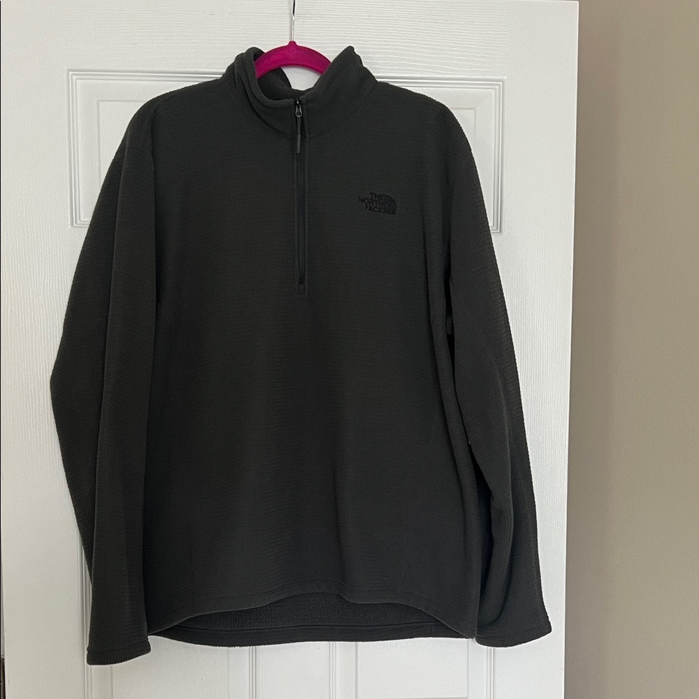 The North Face Black Half-Zip Fleece Pullover